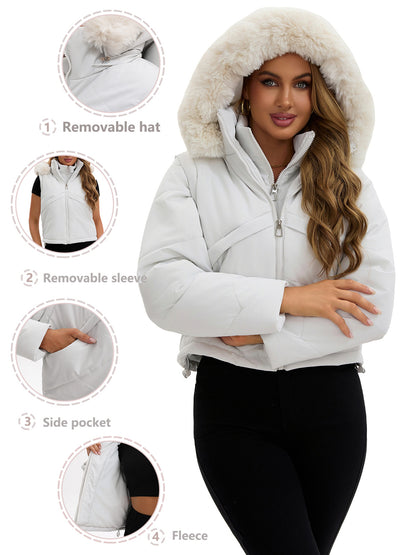 Convertible Puffer Jacket